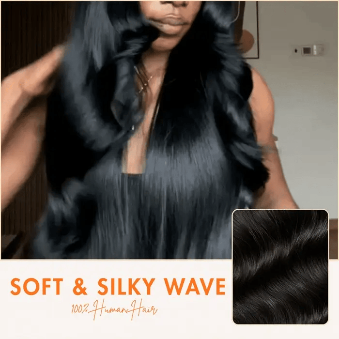 360 HD Lace Frontal Body Wave 220% Density Human Hair Wig with Bleached Knots & Invisi Strap Snug Fit