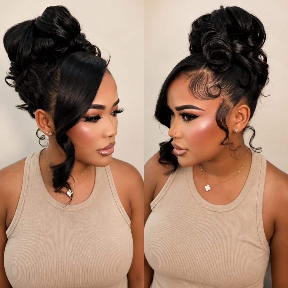 360 HD Lace Frontal Body Wave 220% Density Human Hair Wig with Bleached Knots & Invisi Strap Snug Fit