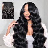 Body Wave 5x5 HD Lace Closure Wig with Pre Plucked Hairline Glueless Human Hair Wigs For Women