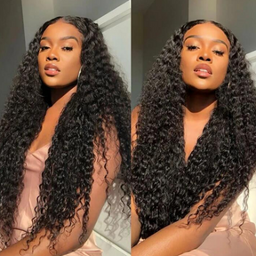 13x6 Full HD Invisible Lace Frontal Wigs Jerry Curly Human Hair Wigs Pre Plucked Natural Hairline