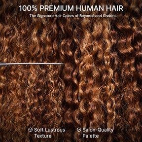 4c Edge Blonde Highlight Curly Human Hair Wigs Glueless 13X4 HD Lace Front Wig Pre Cut Lace