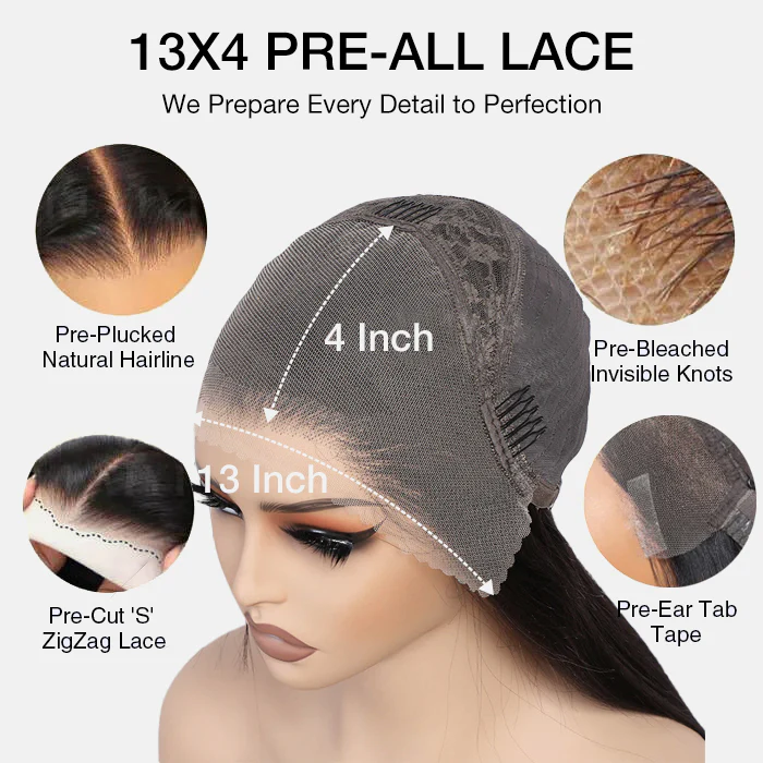 Water Wave Pixie Cut Glueless Minimalist HD Lace Short Curly Wig