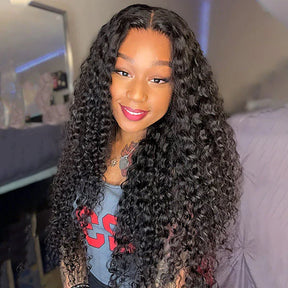 Water Wave  5x5 Undetectable Invisible HD Lace Glueless Closure Wig