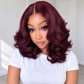 220% Density Body Wave Put On Go Glueless Bob Wig Pre Cut 13x4 & 5x5 Lace Wig Beginner Friendly Colored Human Hair Wig