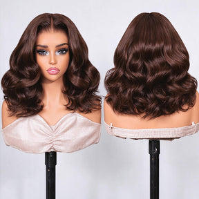 220% Density Body Wave Put On Go Glueless Bob Wig Pre Cut 13x4 & 5x5 Lace Wig Beginner Friendly Colored Human Hair Wig