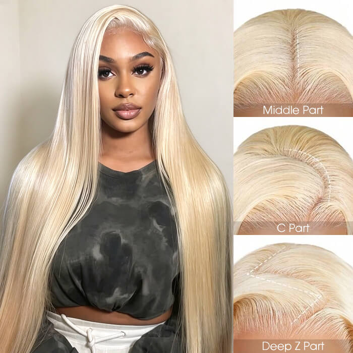 613 Silky Straight 5x5 Closure HD Lace Glueless Human Hair Wig Pre-cut & Plucked Hairline