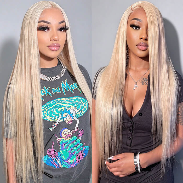 613 Silky Straight 5x5 Closure HD Lace Glueless Human Hair Wig Pre-cut & Plucked Hairline