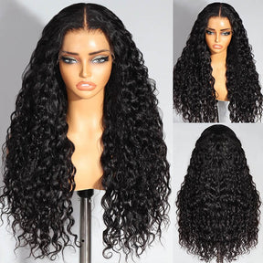 Vibe Beach Curls Passion Wave Glueless Wig Pre Plucked Natural Hairline 5x5 HD Lace Closure Human Hair Wigs
