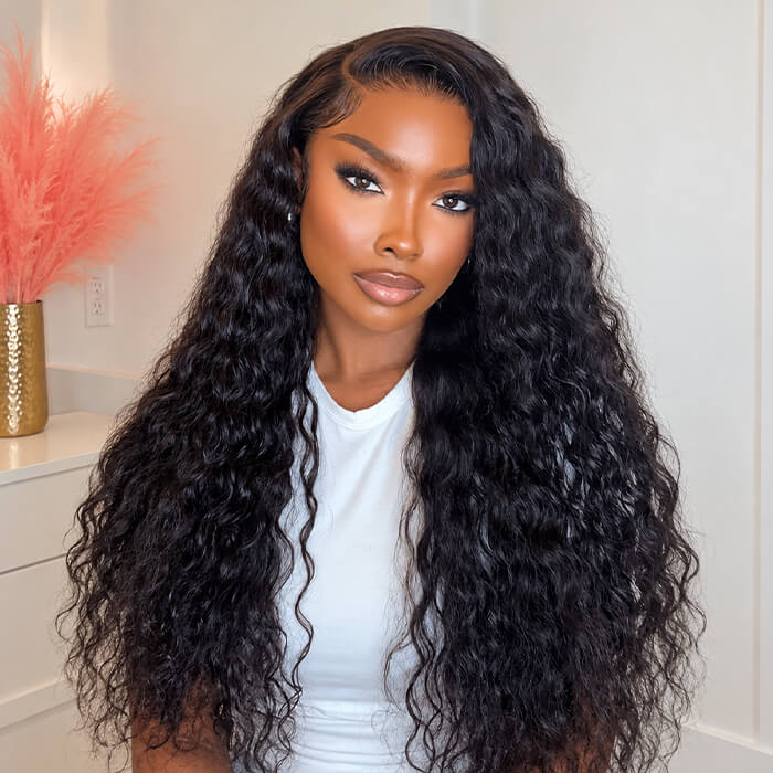 Vibe Beach Curls Passion Wave Glueless Wig Pre Plucked Natural Hairline 5x5 HD Lace Closure Human Hair Wigs