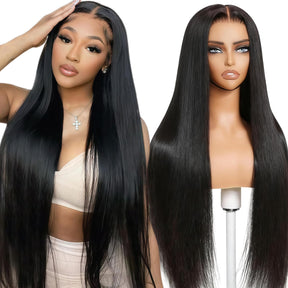 Pull Go 13x6 Straight Glueless Full Frontal Hd Lace Wig Pre-everything Human Hair Wig