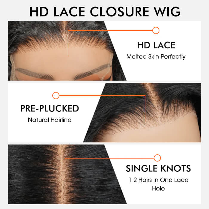 5x5 HD Lace Super Double Drawn Hair Deep Wave Human Hair Wigs Thick Look 350% Density