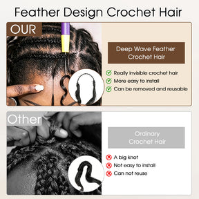 #4 Brown Burmese Curly Crochet Human Hair - Lightweight Seamless Blend