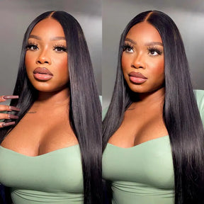 HD Lace Glueless Straight Wig Pre-Plucked 8x5 Pre Cut Lace Closure Wig Wear And Go