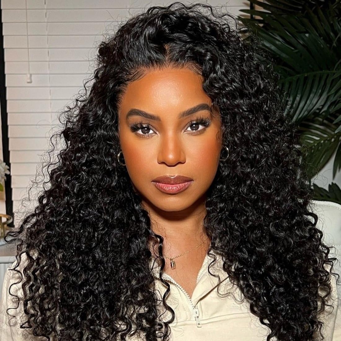 Invisible Knots Wig 8x5 Pre-Everything Glueless Lace Wigs Water Wave Wig With Ear Tapes Black Wigs