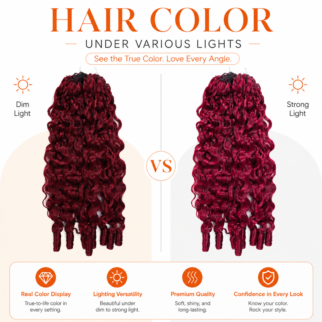 Pre-Separated 99J Burgundy Burmese Curly Crochet Human Hair Real Human Hair Crochet Extensions