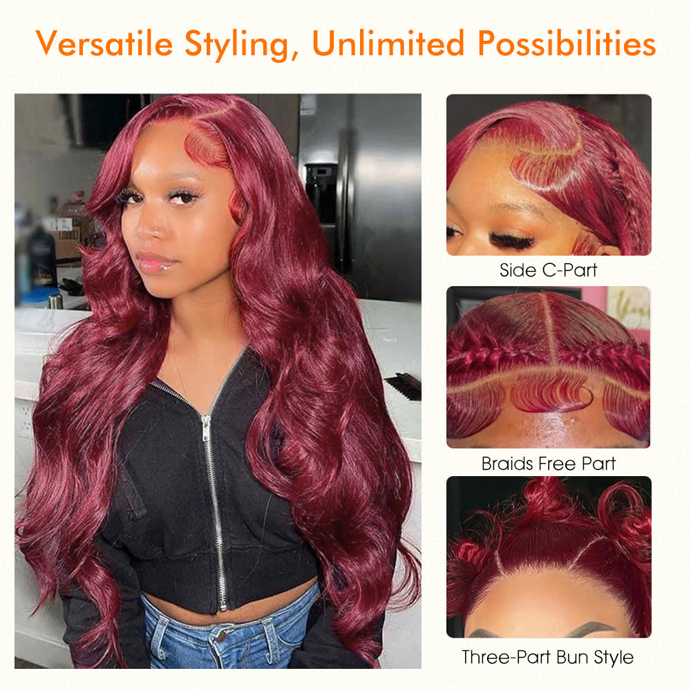 Light 99J 13x6 Body Wave Hd Lace Pre-everything Glueless HD Lace Wigs
