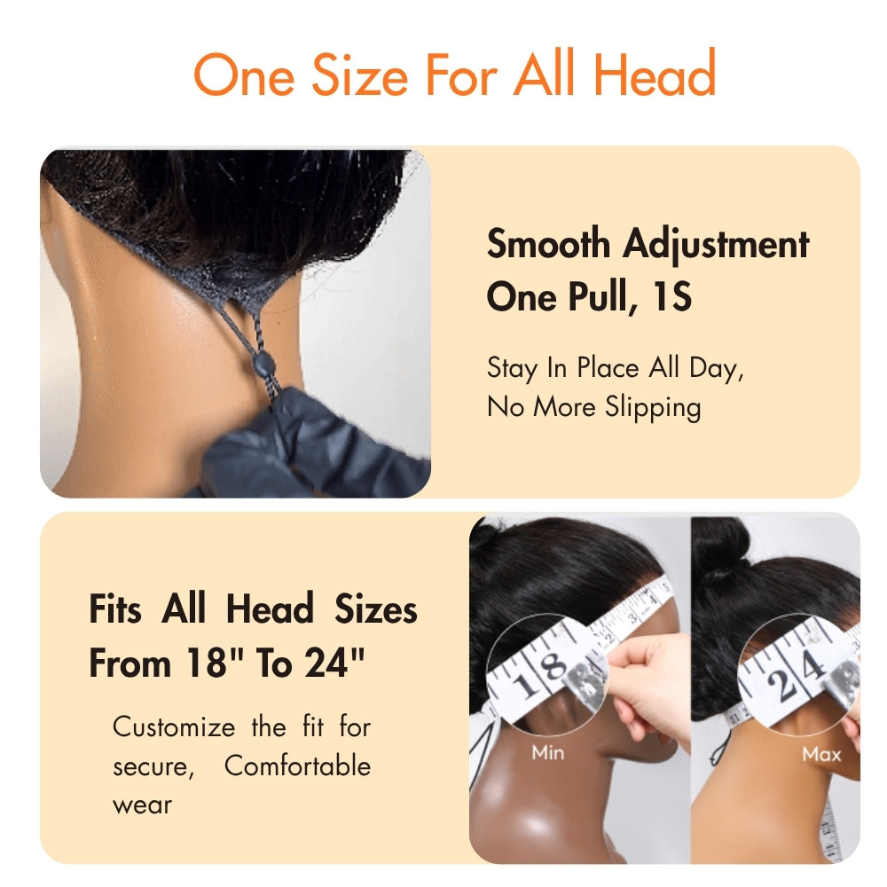 3 In 1 Half Wig | Burmese Curly With Finger Coil Ends Glueless Install Filp Over Half Wig With Adjustable Drawstring