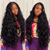 Premium Body Wave Feather Crochet Human Hair Extensions Reusable Natural