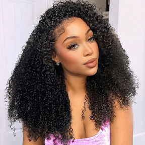 Pizazz Hair 3 In 1 Half Wig | Easy Wear Curly Wear Go Half Wig With Adjustable String Beginner Friendly
