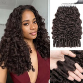 Natural-Looking Burmese Curly Crochet Hair with Soft Defined Curls