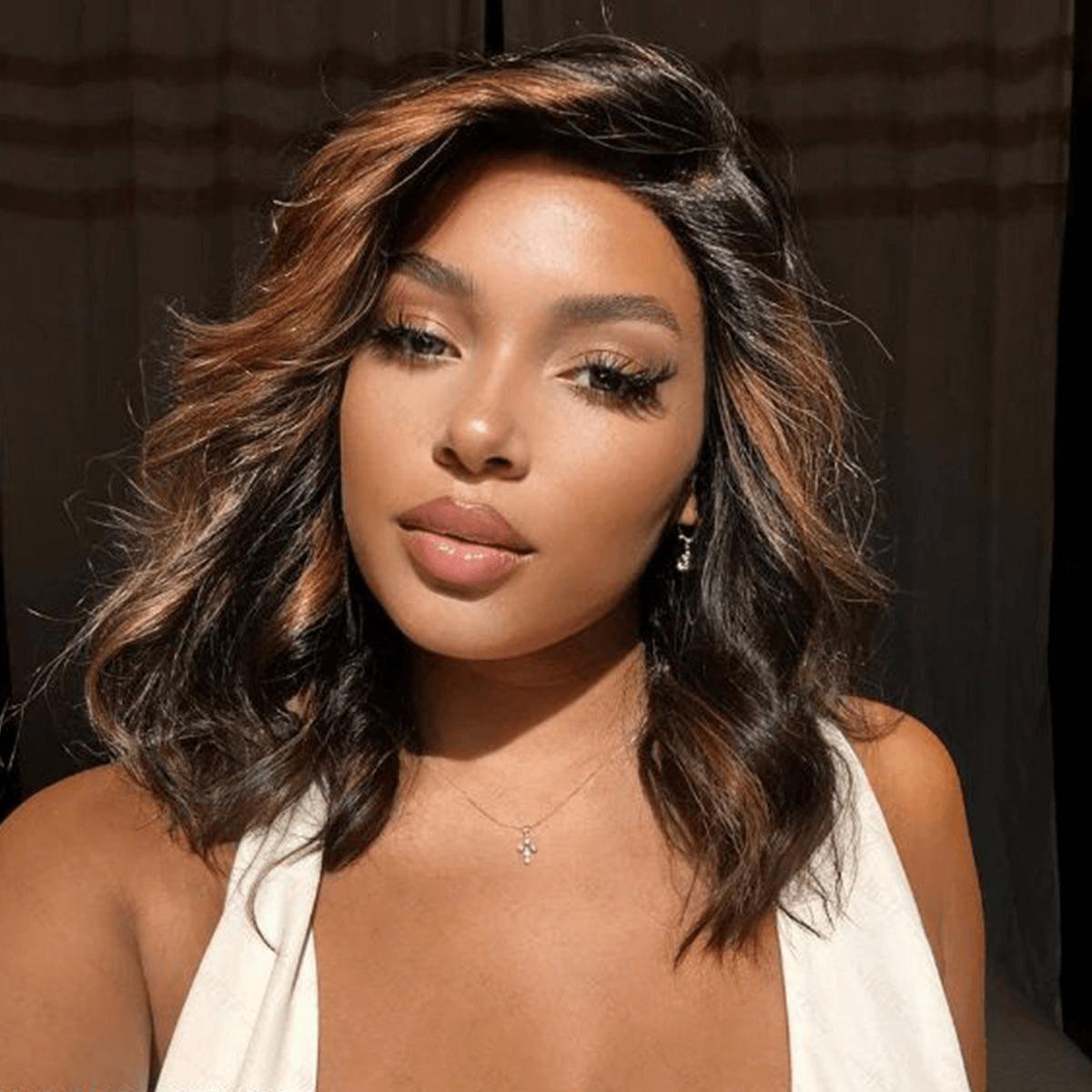 Pizazz Hair Balayage T1b-4# Loose Body Wave 8x5 Pre Cut HD Lace Wear & Go 220% Density Wig