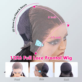 Pizazz 13x6 Honey Blonde Lace Front Wig 27# Colored Lace Front Wigs For Women Pre Plucked (26inch)