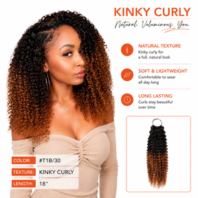 4/27 Highlight Kinky Curly Feather Crochet Hair Extensions Miracle Knots Pre-Separated Braiding Hair