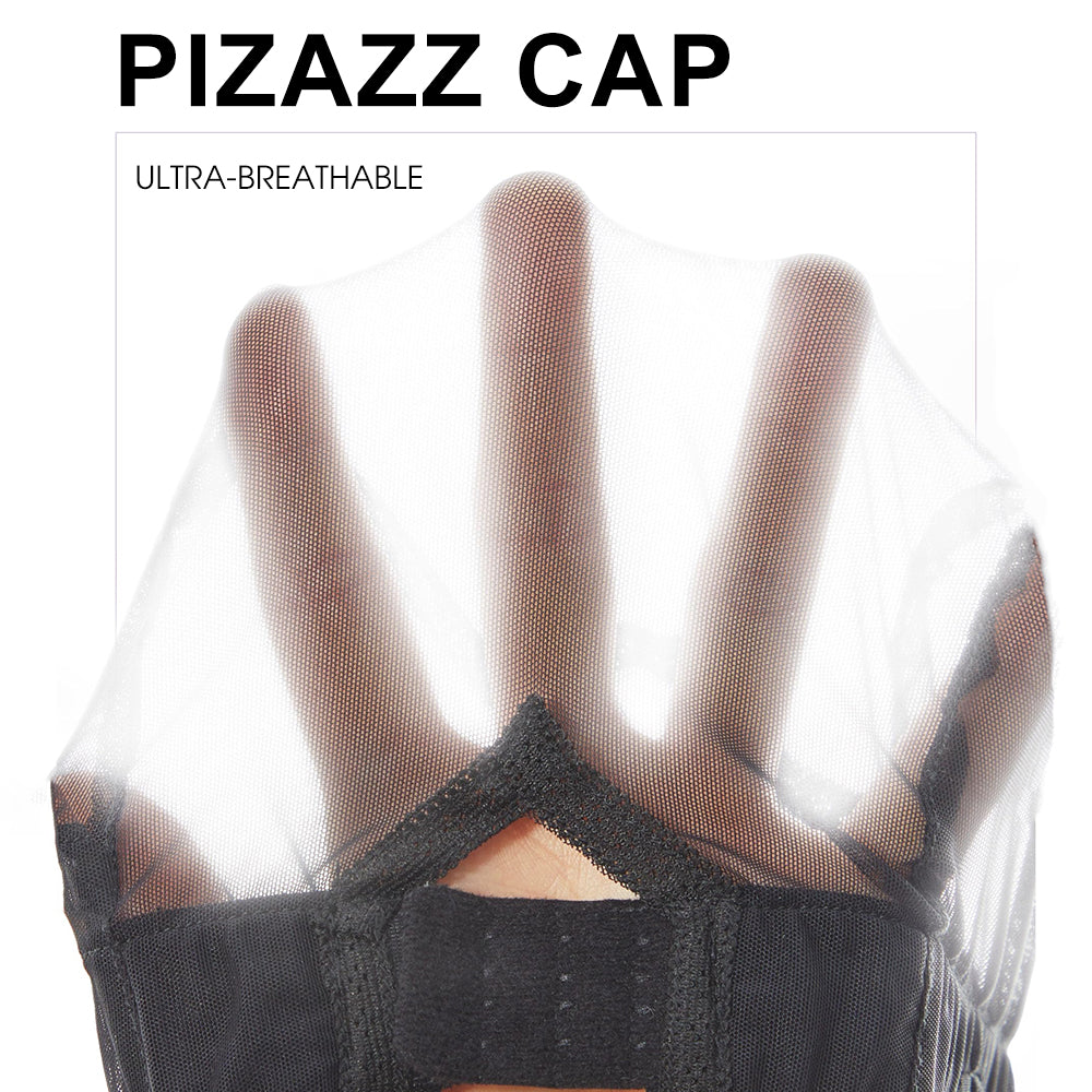 Pizazz 8X5 Glueless Chestnut Brown Ombre T1b/4 Lace Front  Wig Human Hair Pre Plucked Pre Bleached 250 Density Lace Front Wigs (18Inch)