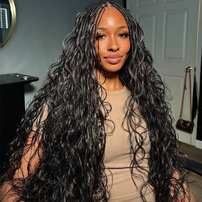 Premium Body Wave Feather Crochet Human Hair Extensions Reusable Natural