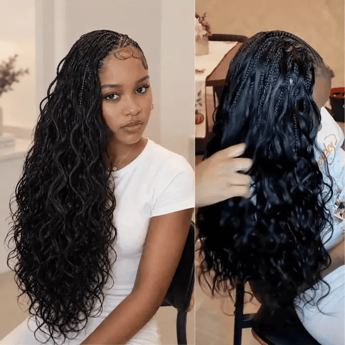 Premium Body Wave Feather Crochet Human Hair Extensions Reusable Natural