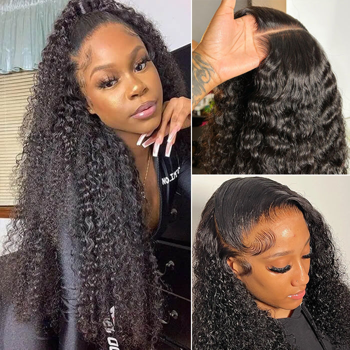 Effortless Curly Glueless 5x5 Closure Pre-Cut Lace Wig