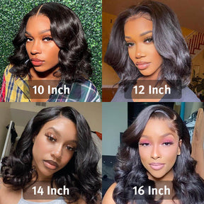 Curtain Bangs Short Wig