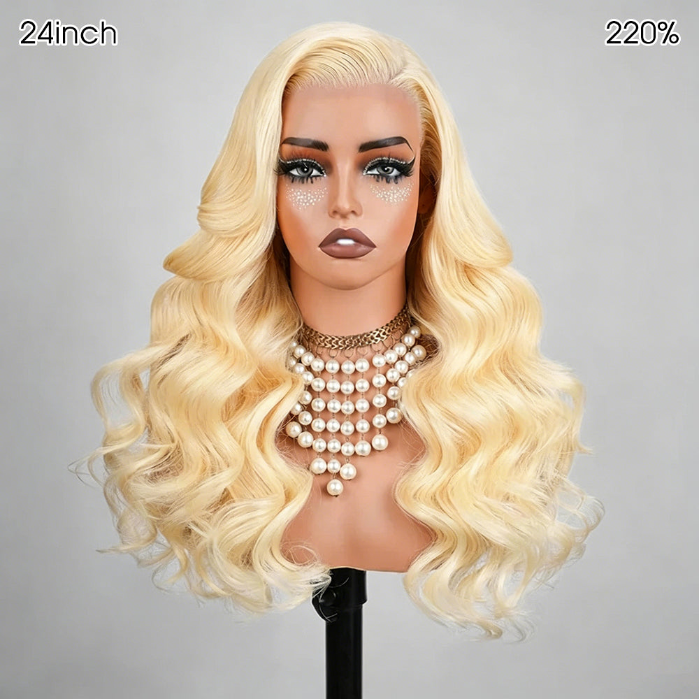 613 Blonde 13x6 hd Lace Front Wig Human Hair Body Wave Wigs