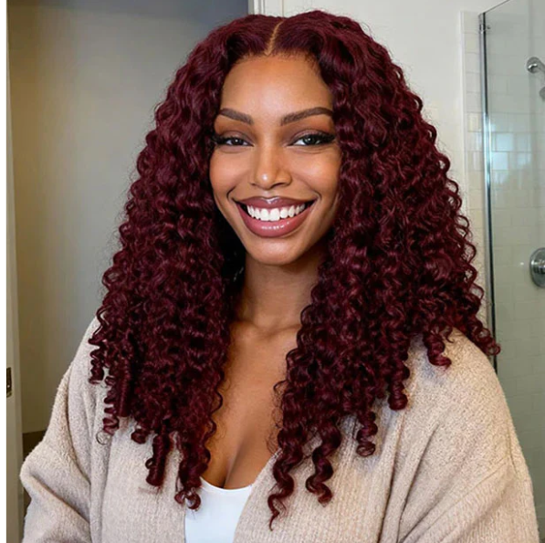 Burmese Curly 13×6 Wig With Spiral Curly Ends Invisi-Drawstring Pre-Everything Human Hair Wig
