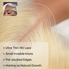 613 Blonde 13x6 hd Lace Front Wig Human Hair Body Wave Wigs