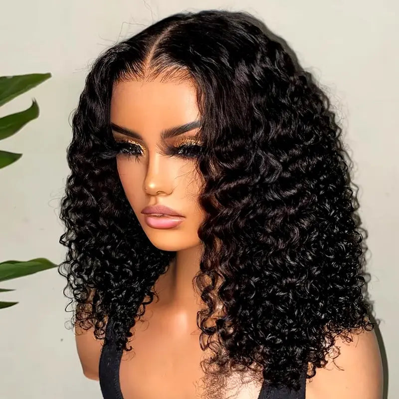 13x6 Pre Everything Glueless Deep Wave Human Hair Ready To Go Wig