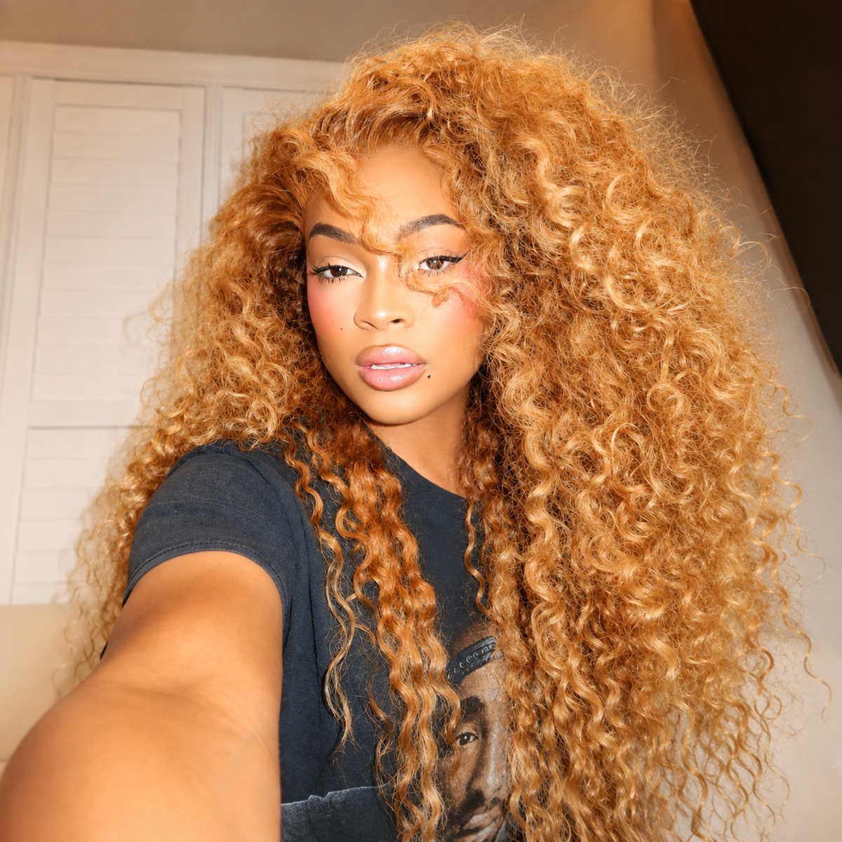 27 Honey Blonde Deep Wave 13x6 Pre Everything HD Lace Front Wig Human Hair Pre Plucked Bleached Knots
