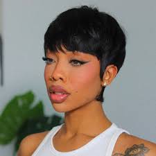Pixie Cut Wig Fashion Cheap Pre-Styled Short Bob Wigs Easy Install Wig