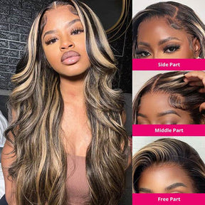 Pre Everything 1B/27 Color Bye Bye Knots Wig Invisible Knots Body Wave  Lace Wigs Pre Plucked Natural Hairline Glueless Wig