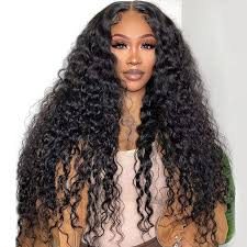 Water Wave  5x5 Undetectable Invisible HD Lace Glueless Closure Wig