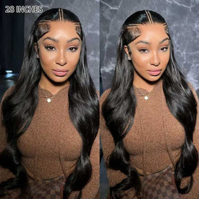 New Tech Transparent Pre-cut 360 HD Lace Wigs 4D Encircle Baby Hair Pre-bleached Glueless Wigs With Invisible Strap Fit Wigs Lace Parting Anywhere