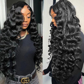 New Tech Transparent Pre-cut 360 HD Lace Wigs 4D Encircle Baby Hair Pre-bleached Glueless Wigs With Invisible Strap Fit Wigs Lace Parting Anywhere