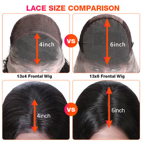 613 Blonde Color 13*6 HD Lace Frontal Silk Straight  Human Hair Wigs 180% Density