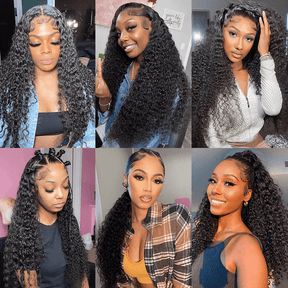 Deep Wave 360 Lace Frontal Wigs