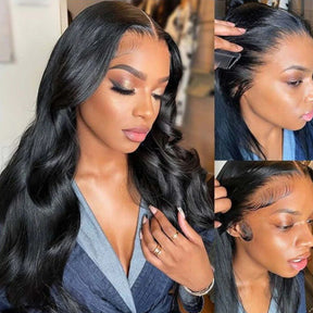 Pizazz Pull & Go Glueless Wig 13×6  Body Wave  Wig Invisi-Drawstring Pre-Everything Human Hair Wig