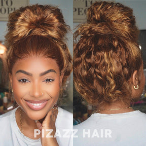 P4/27 Omber Highlight Color Invisi-Strap 360 Lace Front Wigs 250% Density