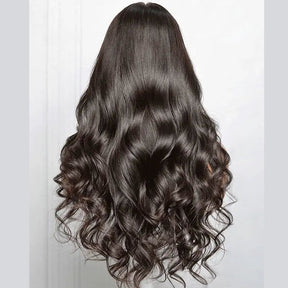 New Curtain Bangs Pre Cut HD Lace Wig Body Wave Guleless Wear&GO Human Hair Wigs