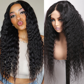 Pizazz Hair Flowy Bohemian Curls Wig Curly Glueless  13x6 Wig Pre-plucked Human Hair wigs