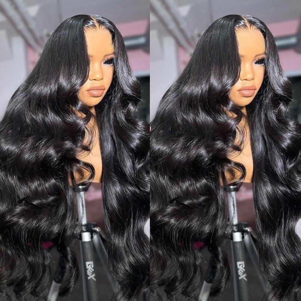  GUSYBG Human Human Lace Front Hair Wig Glueless Hair Curly wig  Hair with Closure Loose Wave lighten deals of the day : Beauty & Personal  Care