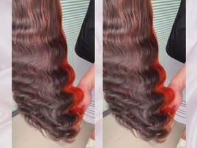 Ginger Orange Color 13x4 Lace Wig